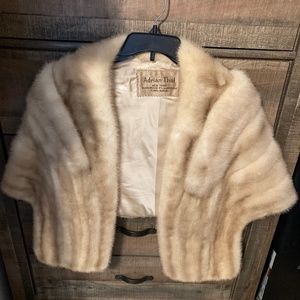 Vintage Adrian Thal Mink Fur Coat/Cape